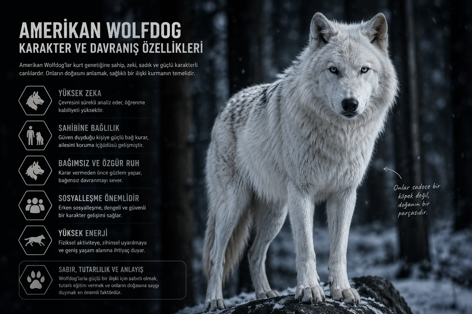 Amerikan Wolfdog Karakteri ve Davranışları | Sahiplenmeden Önce Bilmeniz Gerekenler
