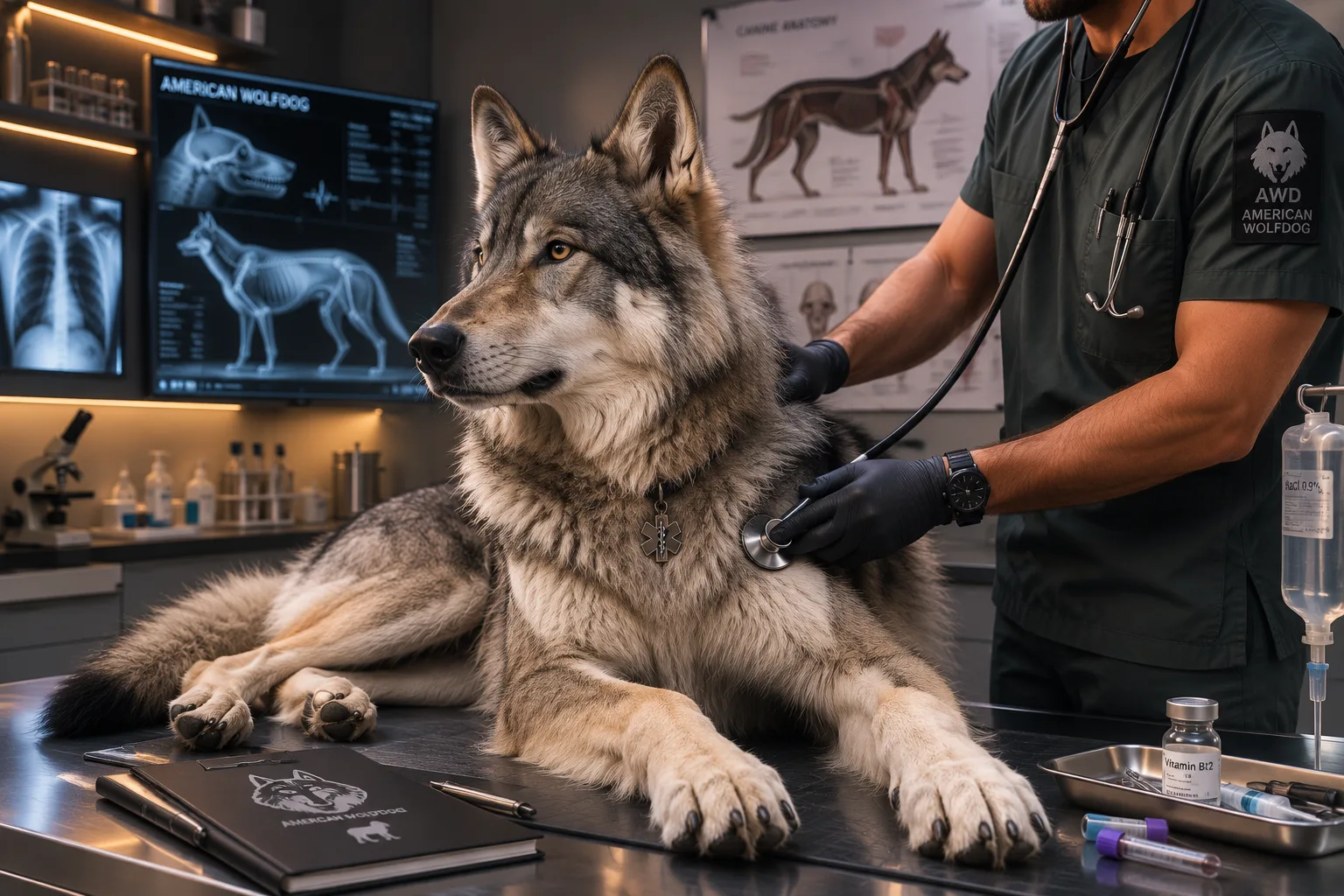 American Wolfdog'un Fiziksel Özellikleri